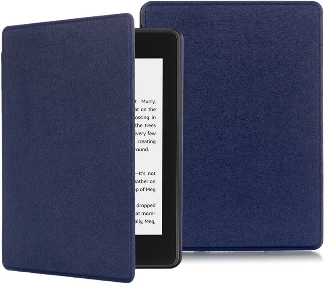 Amazon Kindle Paperwhite 4 - 10. Nesil  2018 Kitap Okuyucu Kılıfı Lacivert