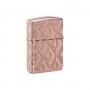 Zippo Çakmak 49702 Armor Geometric Diamond Pattern Design