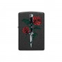 Zippo Çakmak 49778 Rose Dagger Tattoo Design